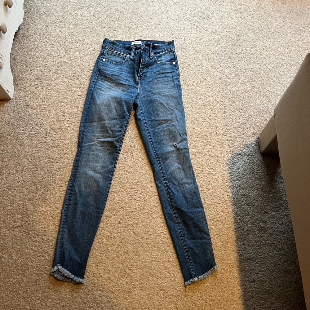 Madewell- 10” hi rise skinny jeans